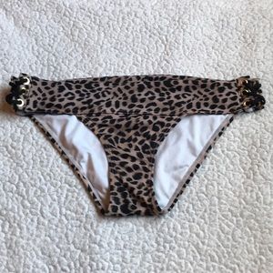 PINK Leopard Bikini Bottom